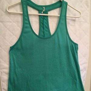 Racerback athletic tank